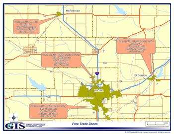 Foreign Trade Zone Map