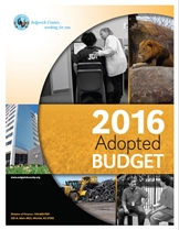 2016 Adopted Budget Cover
