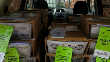 Ballots ready to mail