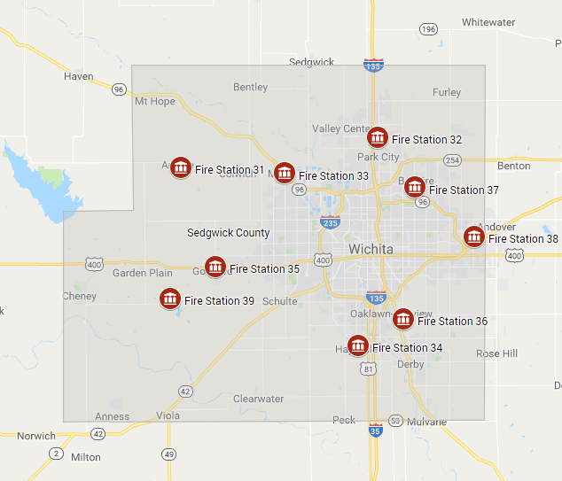 Fire stations mapping