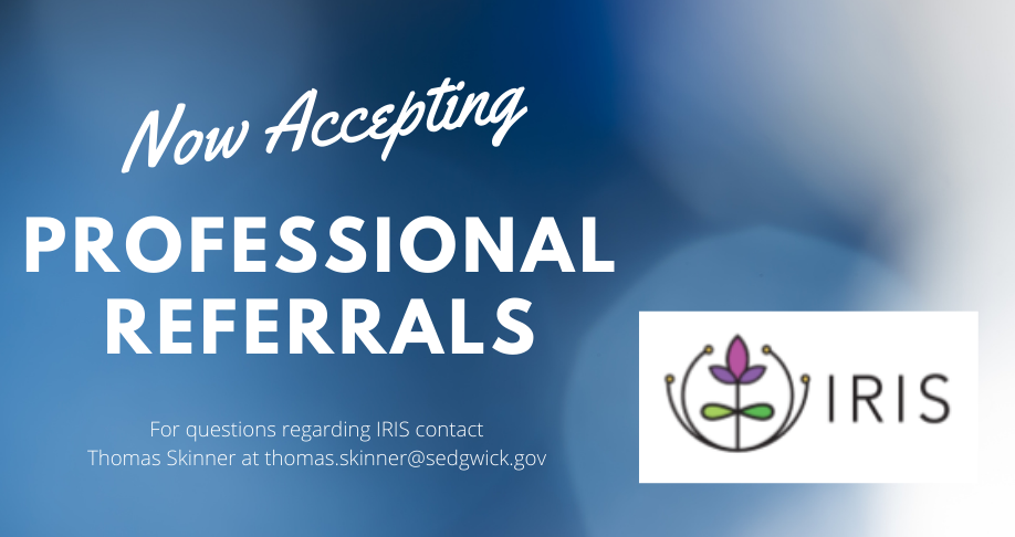 Now Accepting Professional Referrals Via IRIS