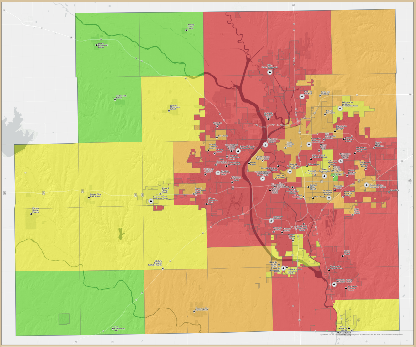 2022 General Election Anticipated Turnout Heat Map