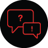 question chat bubble