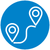 two map pins