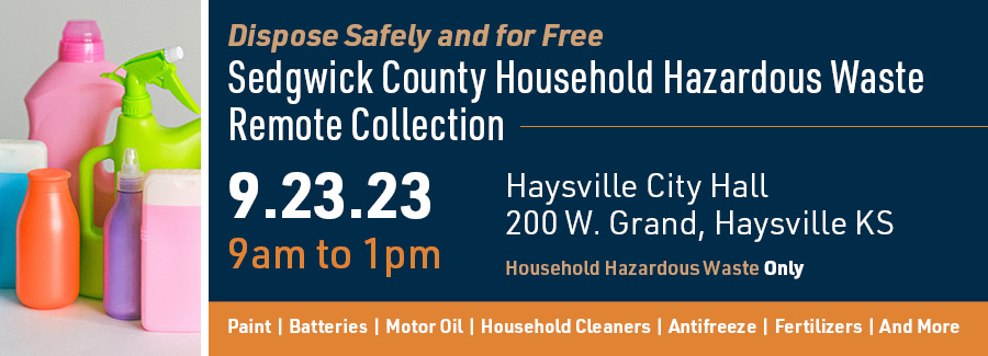Sedgwick County Household Hazardous Waste Remote Collection