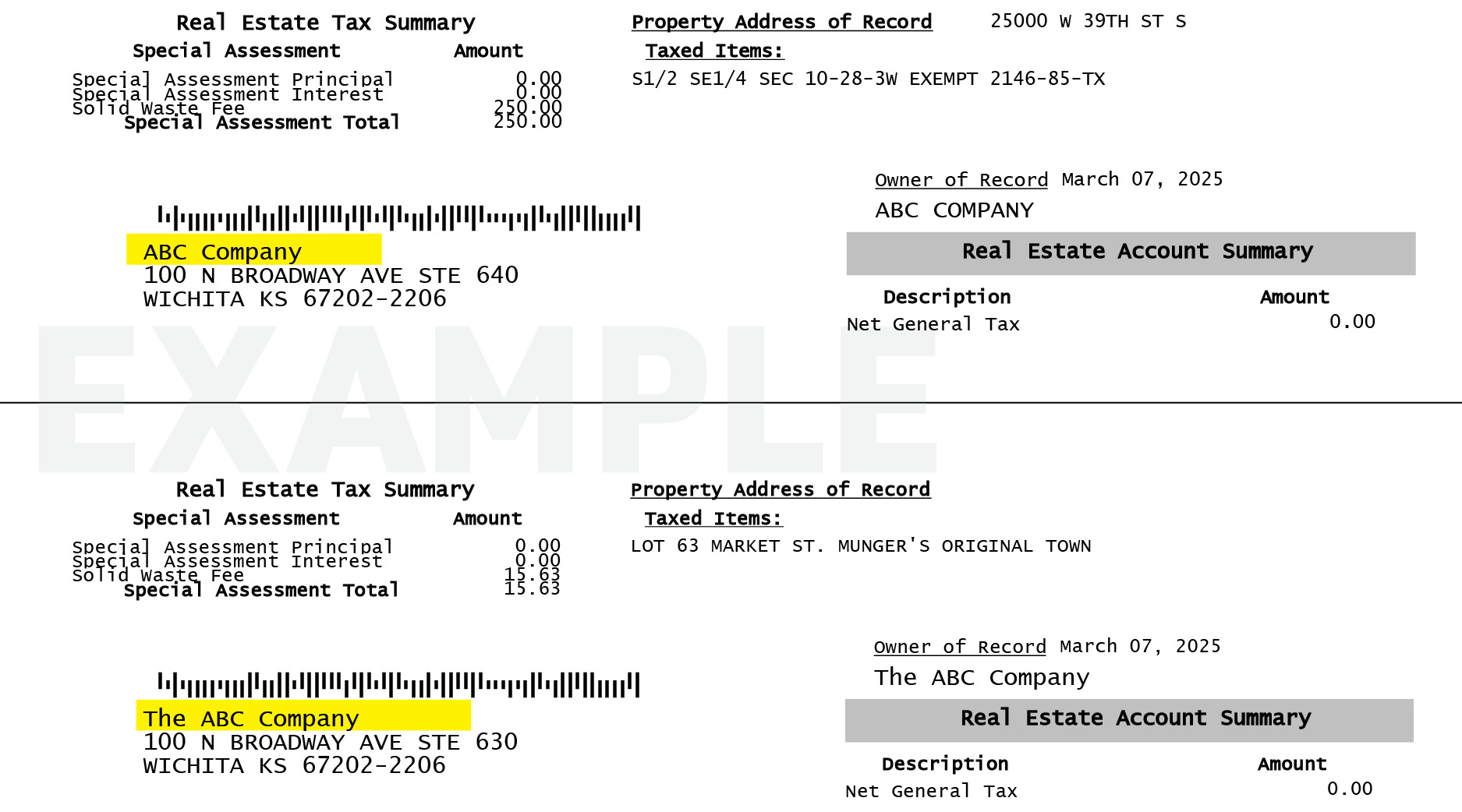 Ownership Example