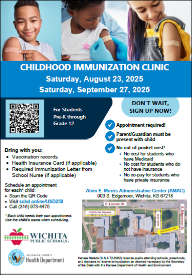 Immunization Clinic Flyer - English