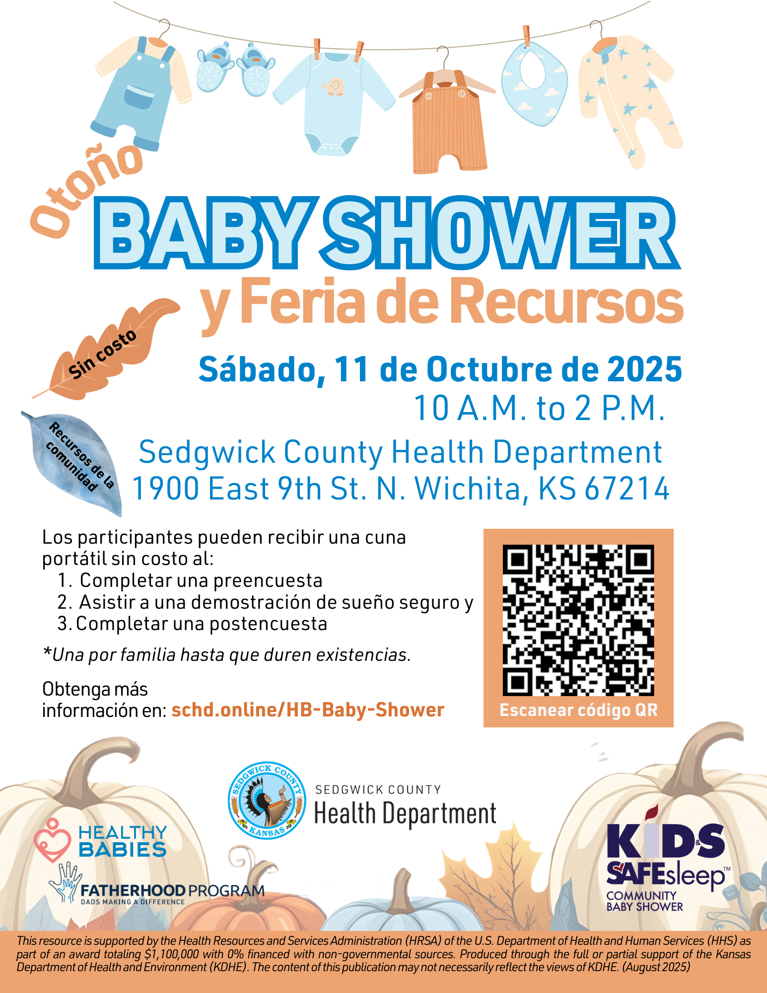 Baby Shower Flyer - Spanish