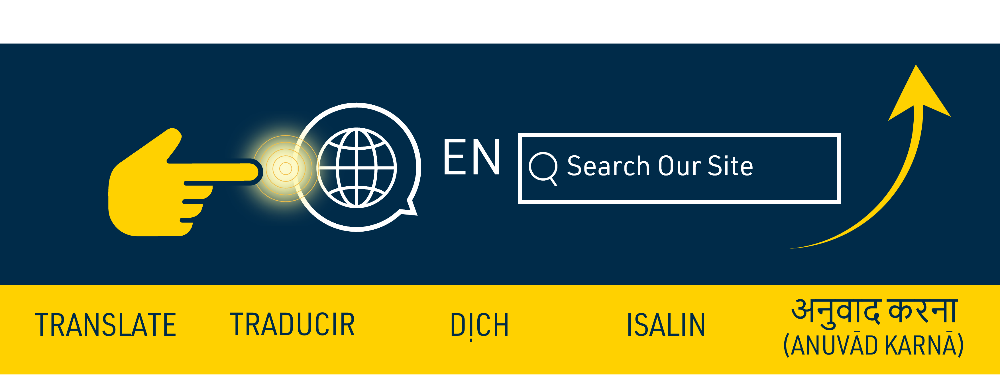 To translate, click on the speech bubble with a globe inside icon above at the top of your browser