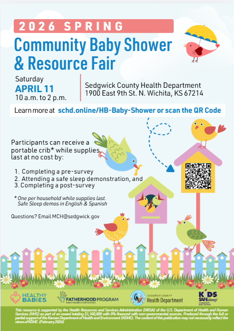 Image of the 2026 Spring Baby Shower Flyer