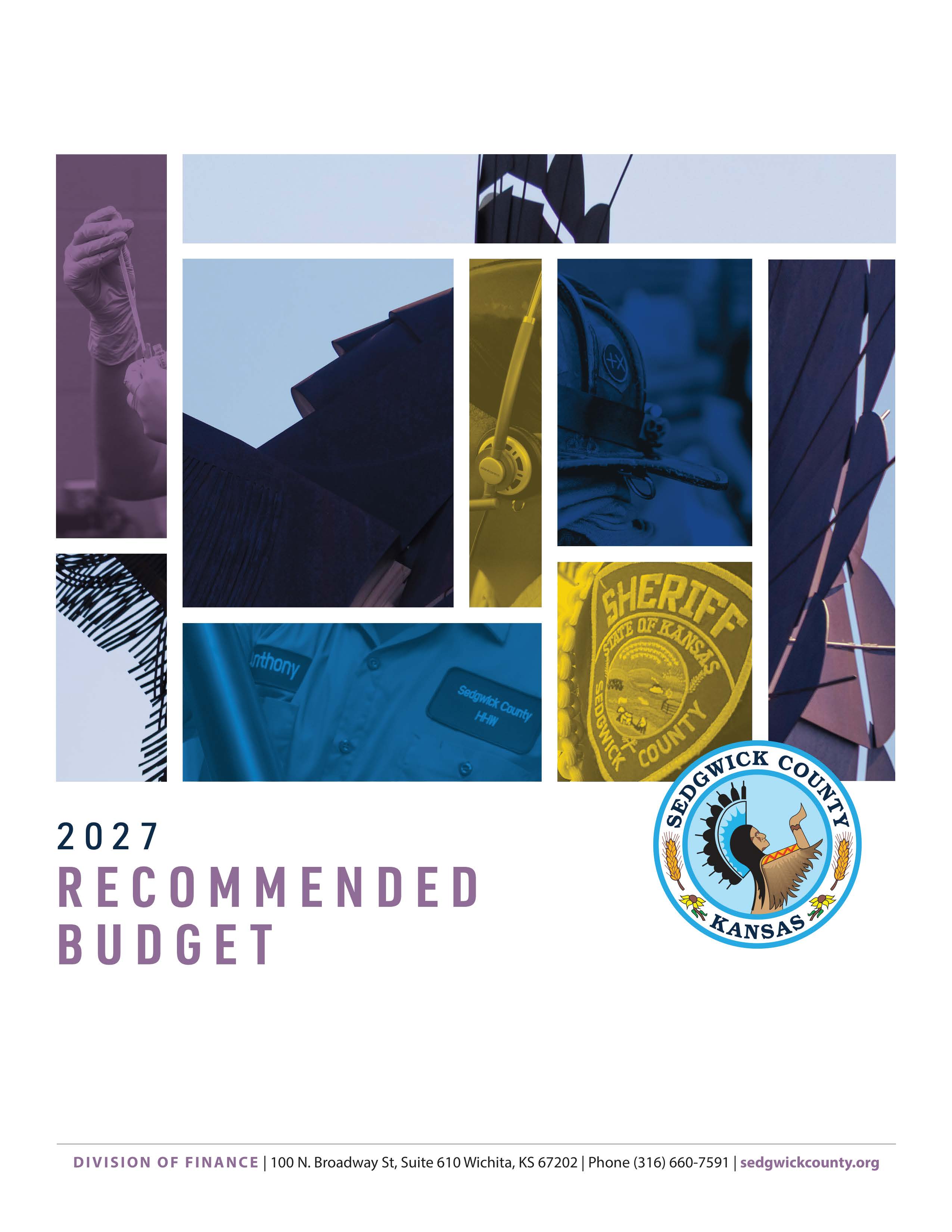 Sedgwick County 2027 Recommended Budget Document, Full Budget Book at this link